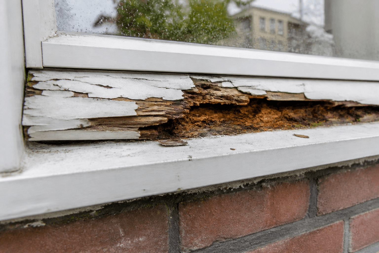 Houtherstel en schilderwerk — voor