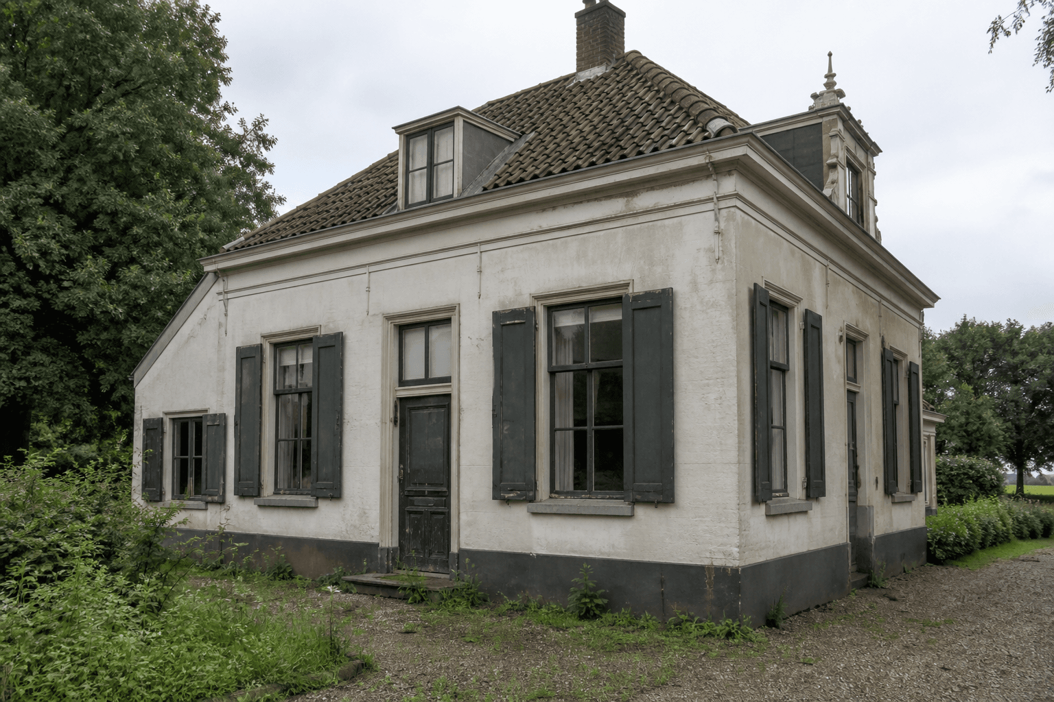 Villa buitenschilderwerk — voor